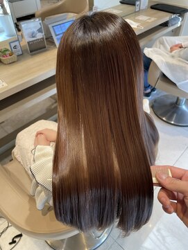 アース 東戸塚店(HAIR & MAKE EARTH) 20代30代40代髪質改善　艶感ストレート