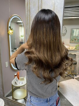 ガルボヘアー 名古屋栄店(garbo hair) #名古屋#栄#プルエクステ#グラデーションカラー#ハイトーン