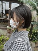 インナーカラー×ミニボブ☆