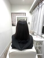 イントゥヘア(into hair) ワンカール小顔レイヤーカット☆髪質改善カラー☆アッシュカラー