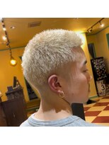 エルエー 近江八幡店(L.A)&nbsp;店長【椛島】20mmボウズ×ホワイトブロンド