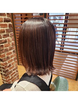 チップタップ 町田店(tip top) ケアストレートパーマ/ミディアム/白髪染め