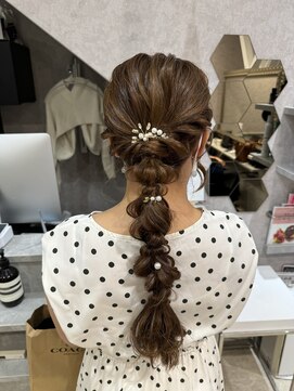 レガシーヘアーデザイン(Legacy hair design) 【Rio】☆お呼ばれ編み下ろしヘアアレンジ☆天神/今泉