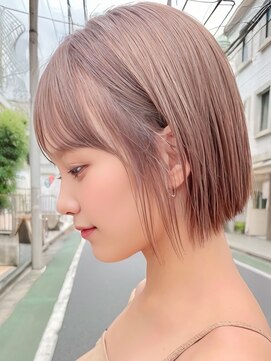 サンド 名古屋(sand) ボブ/前髪/こなれミディ/ネビージュ/小顔/黒髪/ボブルフワンレン