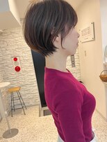 メモリーズ 表参道(Memories)&nbsp;白髪ぼかし/ひし形/癖毛/大人ショートボブ/60代50代40代