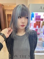 ソワンドゥ ブレス カルム 西中島店(soin de brace calme) グレー×ペールブルー