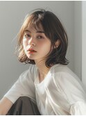 透明感と抜け感でつくるボブ☆