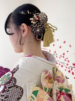 パーティー PAR-TY 芦屋店 【ヘアアレンジ】あみこみアップスタイル【着付け】