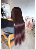 モーヴレッド×髪質改善トリートメント