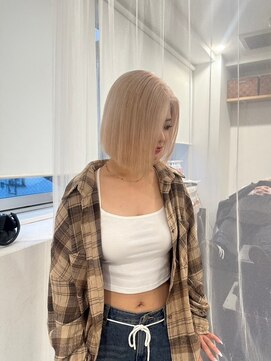 カラ ヘアーサロン(Kala Hair Salon) ハイライトバレイヤージュダブルカラーケアブリーチ20代30代