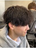 渋谷緩めシャドウパーマニュアンスパーマルーズパーマ19時以降