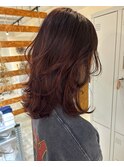 レイヤーカット×cherryred