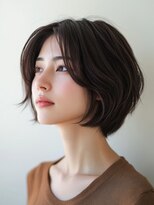 ロディーナコク 大口 新子安(rodina.coc)&nbsp;30代40代50代◎大人ナチュラルレイヤーボブ/白髪ぼかし