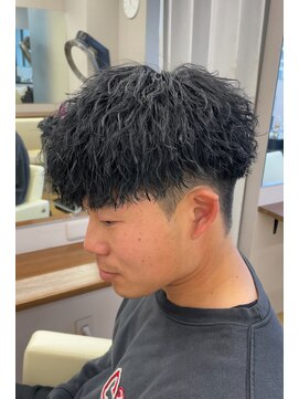 アレス バイ シカ 神戸三宮元町店(ALLES by Cica) ツイストスパイラル刈り上げショートマッシュ