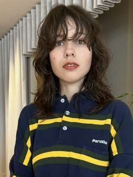 ノラギンザユー(NORA GINZA/U) ニュアンスミディアムパーマヘアレイヤーパーマ