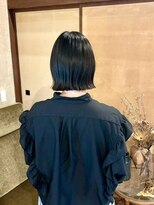 穀雨(Kokuu)&nbsp;大人シアーベージュミニウルフボブミディアムレイヤー