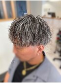 イケイケホワイトメッシュツイスパ