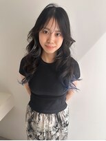 キオク(KIOX) ポイントカラー 裾ブルーカラー