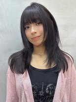 ロンドポレール 北千住(Lond polaire)&nbsp;メルティカラー似合わせカットウェーブミディアムレイヤーカット