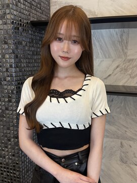 サラ 天神大名店(SARA) 【天神/大名】ライトブラウン/ブリーチなしカラー/韓国風