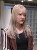 レイヤーカット×ミルクティー