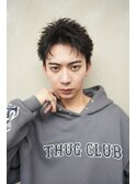 メンズスパイキーショートメンズパーマ