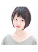 レイヤーショートレイヤーボブくびれショート前髪あり
