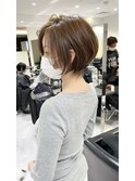 30代40代50代ショート白髪ぼかし銀座丸みくびれ井