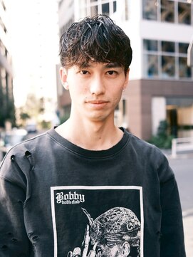 ランプ 代官山(the lamp) メンズ大人ナチュラルショートニュアンスパーマメンズマッシュ