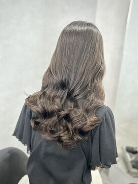 ジエクト カナウ(The Ect canow) コテ巻き風パーマ/無重力/チャコールグレー/ヘーゼルベージュ