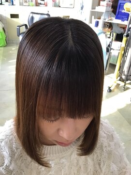 ヘアークリップバース ナチュラルボブ。