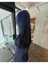 スウィートルーム 藤沢(sweet room)&nbsp;ブリーチ　グラデーションカラー　ブルー　ブラック