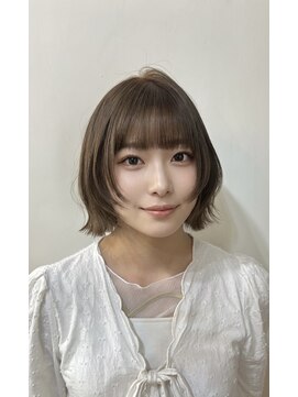 ジュール 池袋(Joule) ミルクティーベージュ×レイヤーボブ【池袋】