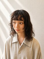 テラ(terra)&nbsp;大人かわいいウェーブミディアムパーマ/20代30代40代