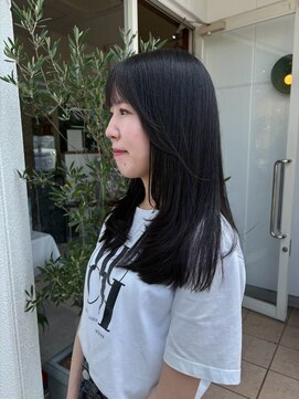 バルス(BLS) 【藤枝】ナチュラル暗髪レイヤーミディ