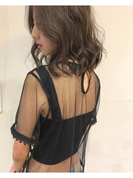 エムサロン 前橋川原(emusalon) 大人グレージュ×無造作ヘア