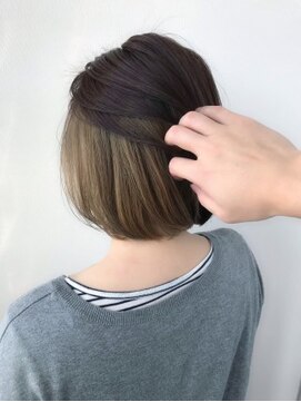 リフレアンドケア ミチ 幸町店(refre&care MICHI) ボブスタイル【インナカラー】