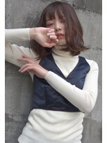 バロンフェム(baLon.fem)&nbsp;Ai Honda/ 大人バング　x チョコレートモーヴカラー