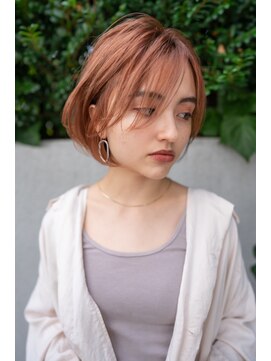 オースティン 錦糸町(AUSTIN) 大人かわいい前髪セシルカットココアブラウンフリンジウェーブ