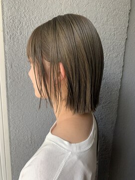 ローレンジウ(LOREN JU) 透明感髪質改善ベージュダブルカラーミルクティーグレージュ