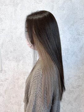 デミヘアー(Demi hair) イヤリングカラー×1回ブリーチ