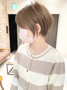 バンプ ギンザ(BUMP GINZA) 《30代40代》白髪ぼかしハイライト×前下がりボブ【イケダ】