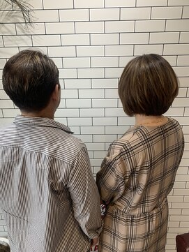 ミンゴ(Mingo) 白髪ぼかしハイライト