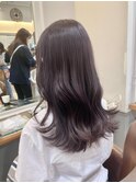 ラベンダーグレー上品ミディアム【横浜】