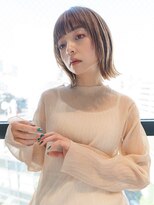 ブエナビスタ(BUENA VISTA)&nbsp;ボブ/切りっぱなしボブ/イルミナカラー/髪質改善/ピンクブラウン