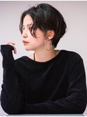 ウェーブハンサムショート20代30代40代大人可愛い青山表参道