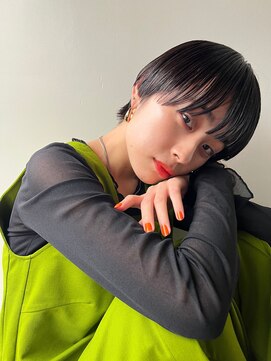 グリーン 町田(green) ワイドバング×ツヤショート