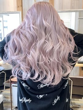 リード バイ ラグーン(LEAD by LAGOON) ラベンダーミルクティーグレージュケアブリーチバレイヤージュ