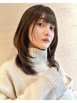 ルル 表参道(lulu.) レイヤー　レイヤーミディアム　レイヤーカット