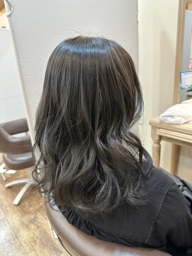 ベルプロッドバイアルター 千葉(bel. prod by aL-ter) 【bel.高野】グレージュカラー/シルキーベージュ/斜めバング